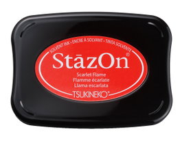 Tsukineko Tampon encreur STAZON Rouge écarlate