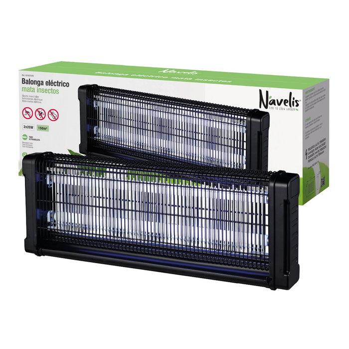 Navelis Mata insectos eléctrico Balonga 2x20W Noir