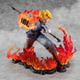 Megahouse Figurine One Piece Sabo Fire - PVC 15 cm avec diorama de feu