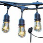 Lumisky Guirlande lumineuse solaire MAFY SOLAR 6,50 m - 10 ampoules à filament blanc chaud