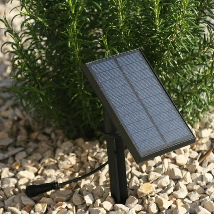 Lumisky Guirlande lumineuse solaire MAFY SOLAR 6,50 m - 10 ampoules à filament blanc chaud