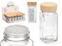 Kinvara Épice verre bambou 4,7x10,8x4,7 cm transparent 200 ml (Set de 48)