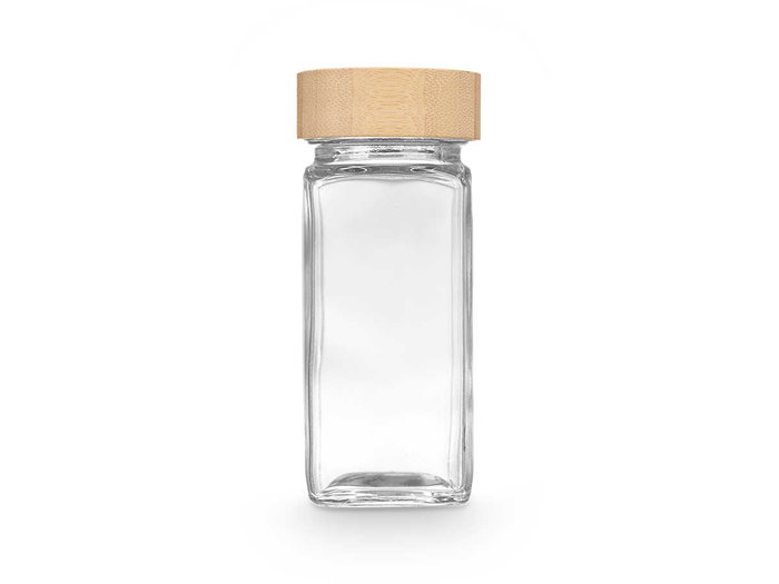 Kinvara Épice verre bambou 4,7x10,8x4,7 cm transparent 200 ml (Set de 48)