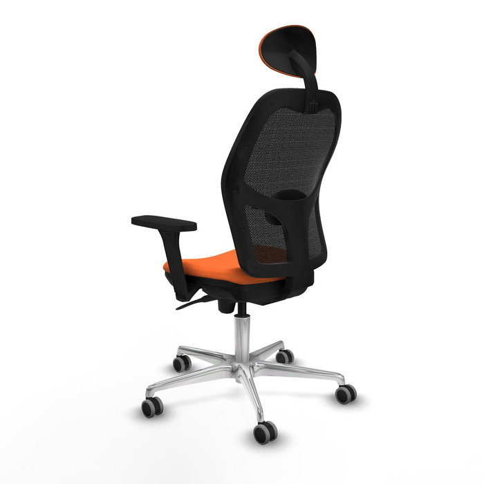 Piqueras y Crespo Chaise de Bureau avec Appui-tête Jorquera 3D086G1 Orange