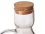 Vivalto Burette à Huile en Borosilicate avec Bouchon Liège 1000 ml 19x20x13 cm (Set de 6)