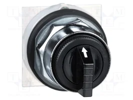 SCHNEIDER ELECTRIC Commutateur rotatif 30mm 3 positions stables noir IP66