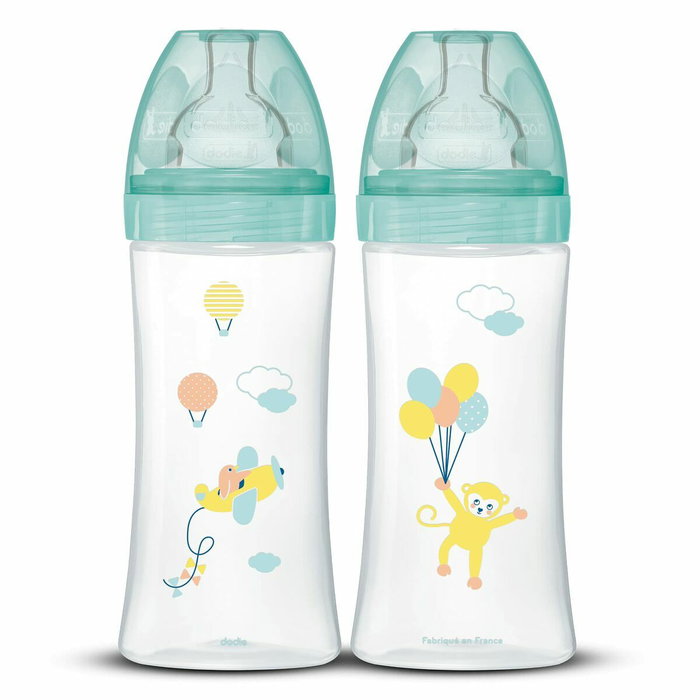 Dodie Biberon Sensation+ Anti-Coliques Lot de 2 x 330ml Débit 3