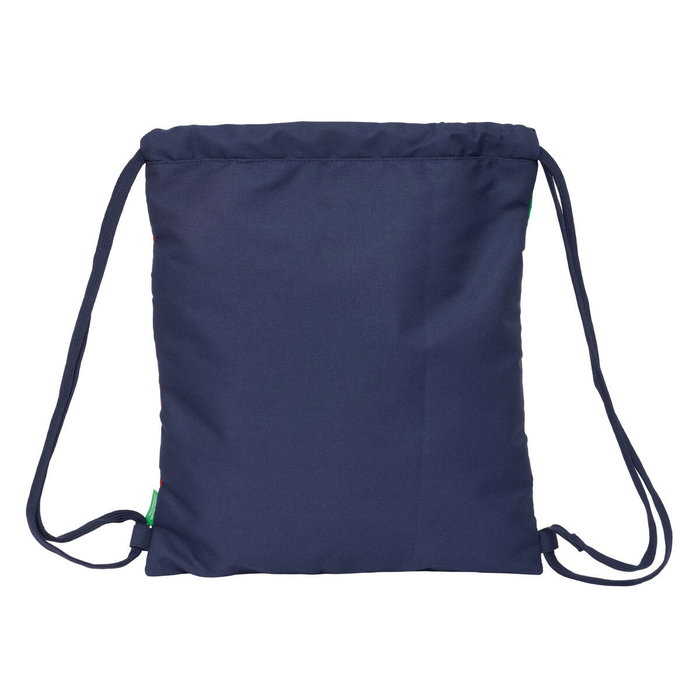 Sac à dos serré par des ficelles Benetton Flag Blue marine 35 x 40 x 1 cm Sac à dos serré par des ficelles Benetton Flag Blue marine 35 x 40 x 1 cm