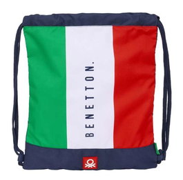 Benetton Sac "Flag", 35x40x1 cm, Sac plat, Recommandé à partir de 3 ans