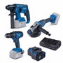 Scheppach Kit Combot 3 outils avec 2 batteries 4Ah et chargeur