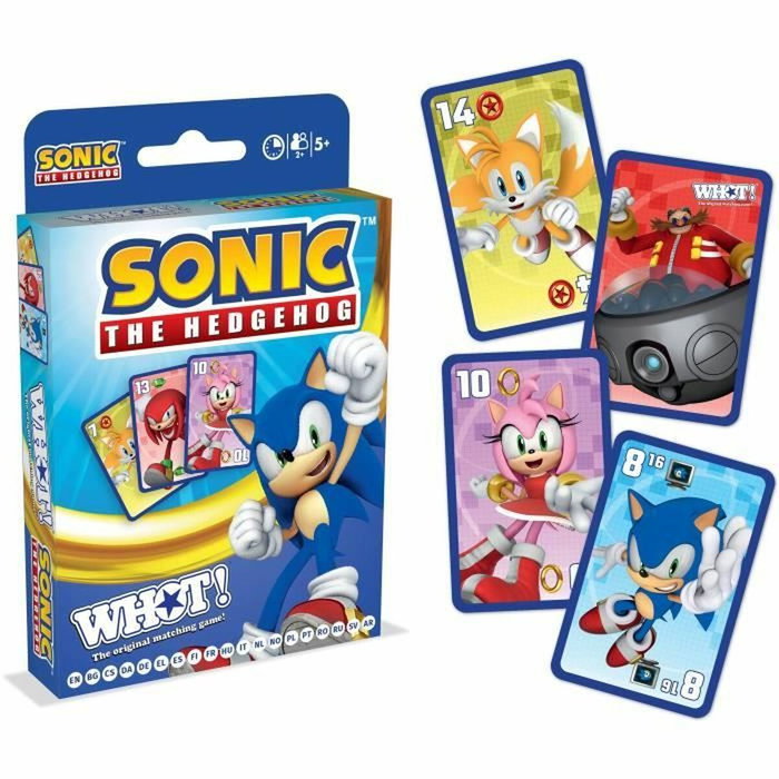 Winning Moves Whot! Sonic the Hedgehog - Jeu de cartes bleu