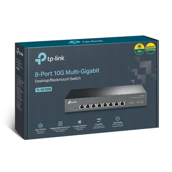 TP-Link TL-SX1008 Switch 8 Ports Gigabit Noir