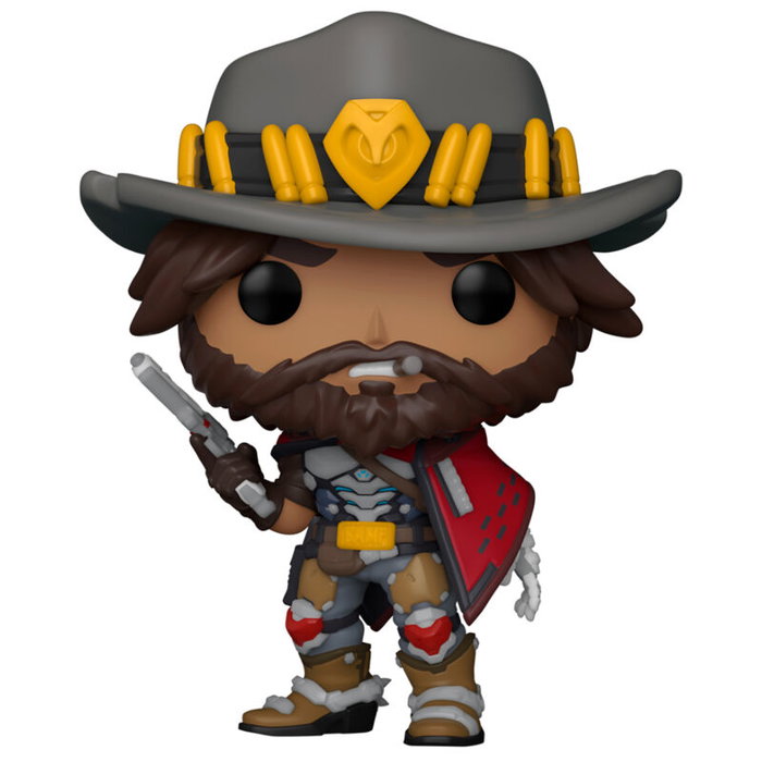 Funko POP Overwatch 2 Figurine Vinyl Cassidy 9 cm avec Boîte