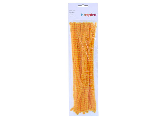 Innspiro Limpiapipas chenille jaune 8mm x 30cm (25 unités)