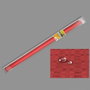 BigBuy Home Nappe Rouleau Plastifié Rouge 5 x 1,2 m