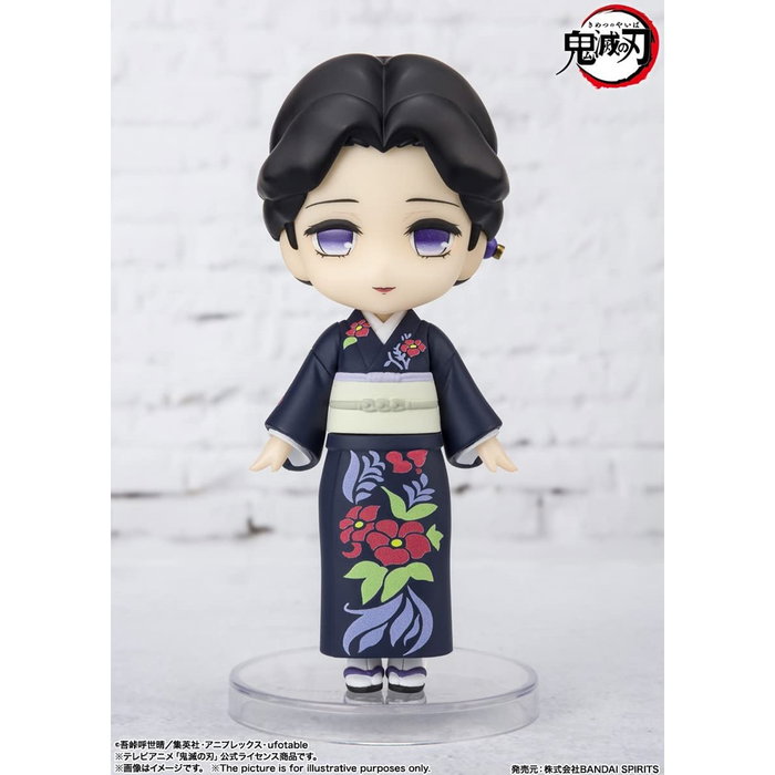 Tamashii Nations Figuarts Mini Tamayo (Kimetsu No Yaiba) Figurine PVC 9 cm avec Bras Alternatifs et Socle
