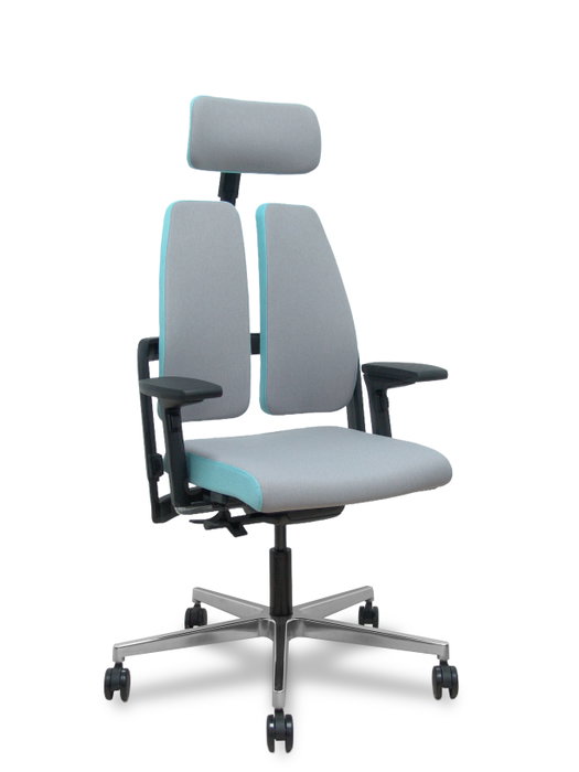 Chaise de Bureau avec Appui-tête Nowy Styl Xilium Duo traslak X-move Gris Chaise de Bureau avec Appui-tête Nowy Styl Xilium Duo traslak X-move Gris