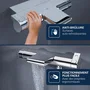 Grohe Mitigeur thermostatique mural Grohtherm 2000 34174001, Bec cascade XL, bain/douche, Chrome, CoolTouch, Limiteur de température, Economie d'eau
