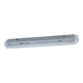 F-Line Plafonnier LED étanche blanc 60 cm IP65 660 x 85 x 94 mm - Sans tube