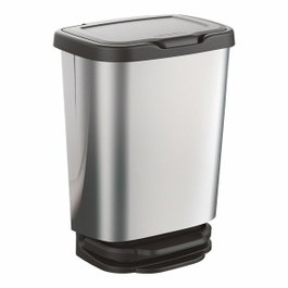 Mondex Seau à déchets Jive avec pédale et fermeture amortie, 20 L