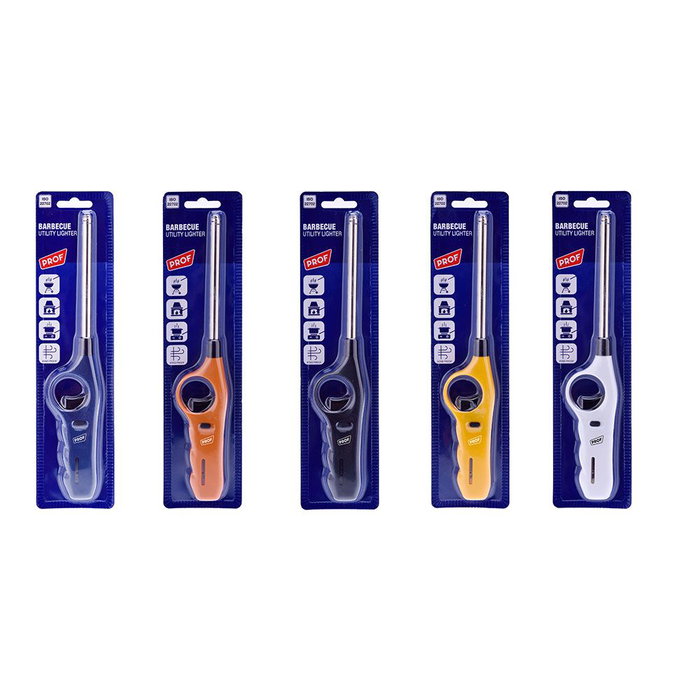 Prof Briquet électronique de cuisine rechargeable USB, couleurs assorties, 27 x 5 x 1,9 cm Prof Briquet électronique de cuisine rechargeable USB, couleurs assorties, 27 x 5 x 1,9 cm