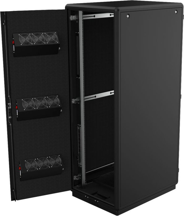 Lanview Armoire Rack 19 pul 26U Logon RDLAK26U751BL Insonorisée 750x1000mm Noir