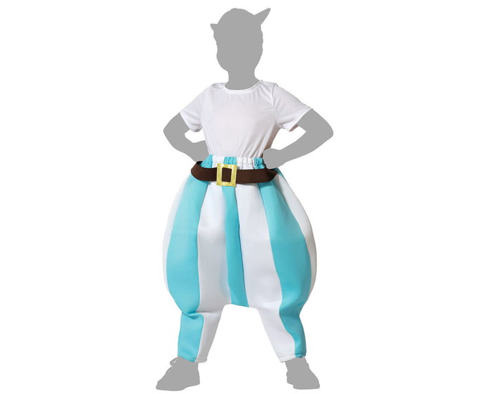 Déguisement Coq Bleu pour Enfant Garçon - Costume Carnaval et Anniversaire - Taille 5-6 Ans