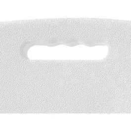 TERRANOVA Lot de 2 chaises pliantes de réception, acier et PEHD blanc, 48x44.5x86 cm pliables, pour événements extérieurs