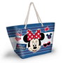 Karactermania - Sac de plage Minnie Mouse Soleil Summer avec zip, polyester, 52 x 37 x 17 cm (Bleu)