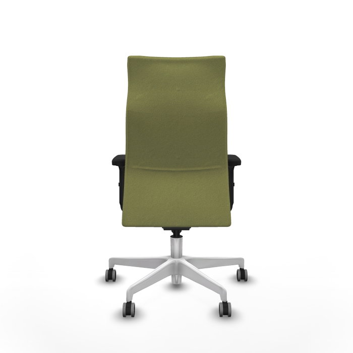 Piqueras Y Crespo Sillón Albacete Vert olive avec mécanisme Sincro et bras 2D Piqueras Y Crespo Sillón Albacete Vert olive avec mécanisme Sincro et bras 2D