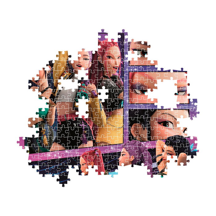 Clementoni - Puzzle 1000 pièces - Licencié K-Pop Demon Hunters 37125 - 70 x 50 cm - Recommandé à partir de 14 ans