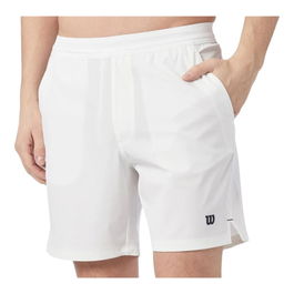 Short de Sport pour Homme Wilson Team Short 7" Blanc 7" Padel 15-16 Ans