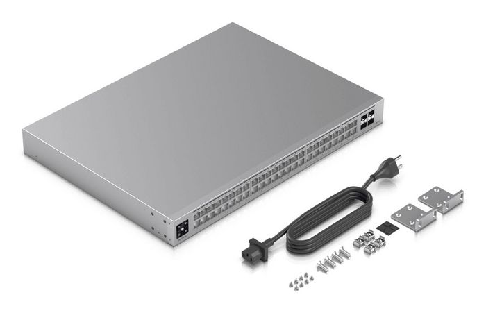 Ubiquiti Commutateur Ethernet 48 ports Gestionable - 16 ports 2.5 GbE RJ45, 32 ports GbE RJ45, 4 ports 10G SFP+, écran tactile 1.3", 224 Gbps