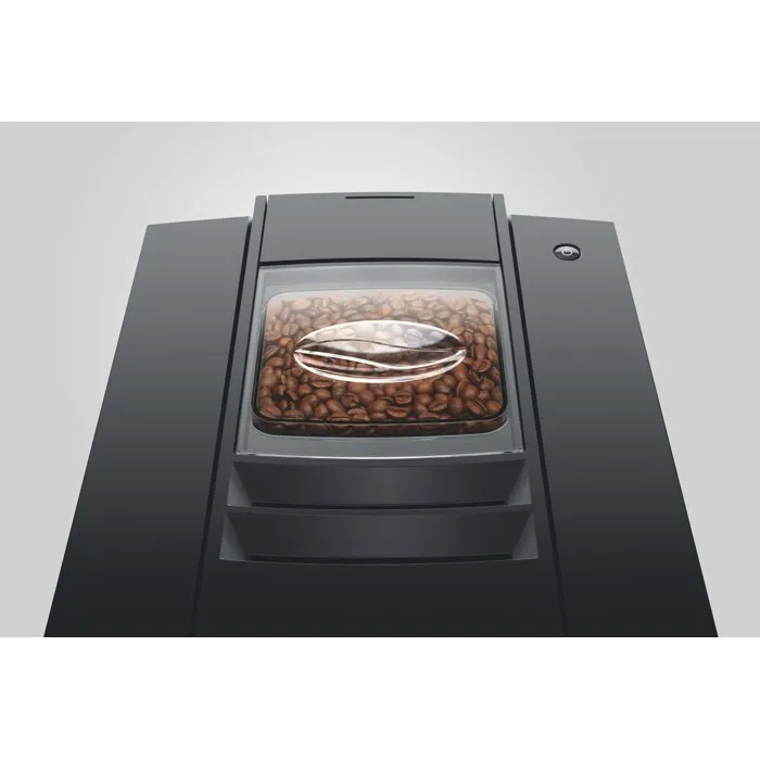 JURA E4 Piano - Machine à café Expresso avec broyeur Aroma - 5 spécialités - 1450 W - Réservoir 1,9 L - Noir brillant