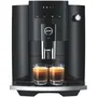 JURA E4 Piano - Machine à café Expresso avec broyeur Aroma - 5 spécialités - 1450 W - Réservoir 1,9 L - Noir brillant