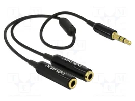 DELOCK Câble Jack 3,5mm 3pin stéréo, 0,25m
