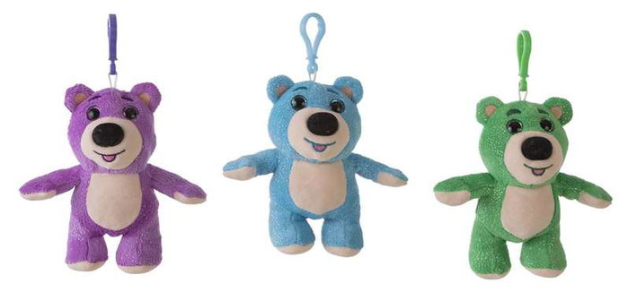 Creaciones Llopis Peluche Ours en Polièster To-To 14 cm avec Surti de 6 Couleurs - Jouet pour Enfants dès 3 Ans