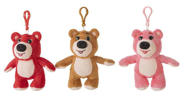 Creaciones Llopis Peluche Ours en Polièster To-To 14 cm avec Surti de 6 Couleurs - Jouet pour Enfants dès 3 Ans