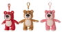 Creaciones Llopis Peluche Ours en Polièster To-To 14 cm avec Surti de 6 Couleurs - Jouet pour Enfants dès 3 Ans