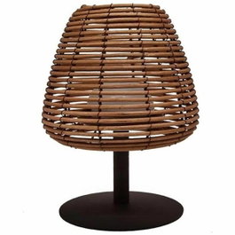 Lumisky Lampe de table sans fil BOHEME Rotin naturel
