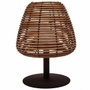 Lumisky Lampe de table sans fil BOHEME Rotin naturel