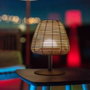 Lumisky Lampe de table sans fil BOHEME Rotin naturel