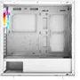 Xigmatek Gaming G Pro Arctic - Boîtier PC Gamer moyen tour blanc, format E-ATX, verre trempé, façade mesh, 4 ventilateurs 120mm A-RGB inclus, 420mm GPU