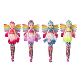 HTI Princesse Hada - Coffret de 12 Figurines de Fées Princesses, 4 Modèles Différents - Multilingue (Anglais, Français, Allemand, Italien, Portugais, Espagnol) - À Partir de 3 Ans