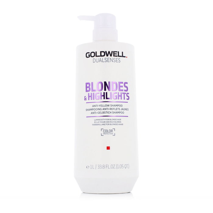 Goldwell Dualsenses Blondes & Highlights Shampooing Anti-jaune 1000 ml Goldwell Dualsenses Blondes & Highlights Shampooing Anti-jaune 1000 ml