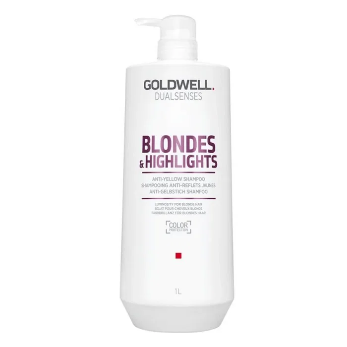 Goldwell Dualsenses Blondes & Highlights Shampooing Anti-jaune 1000 ml Goldwell Dualsenses Blondes & Highlights Shampooing Anti-jaune 1000 ml