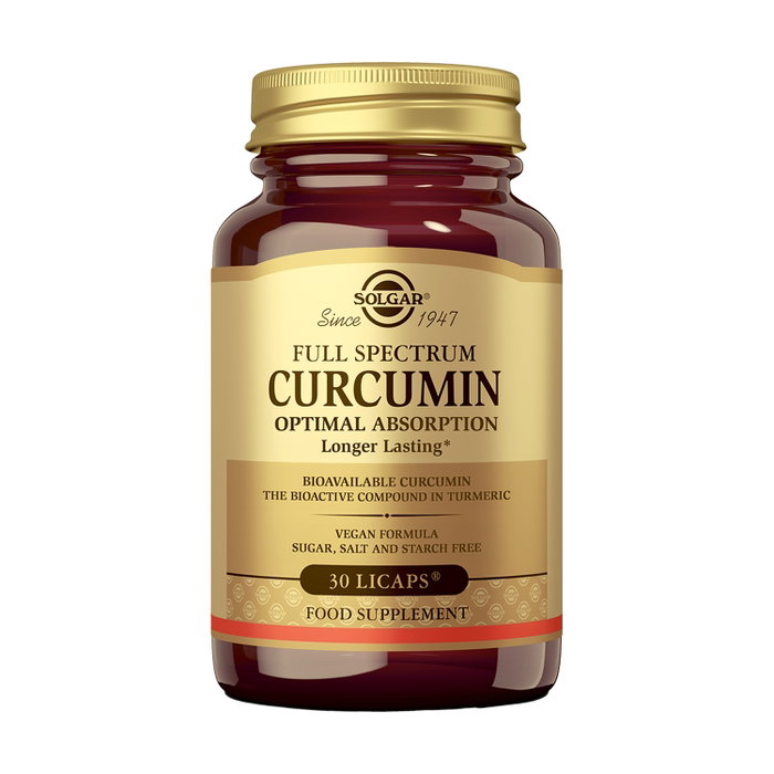 Solgar Full Spectrum Curcumina 30 capsules molles