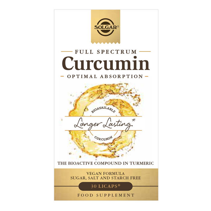 Solgar Full Spectrum Curcuma 185x, 30 capsules molles