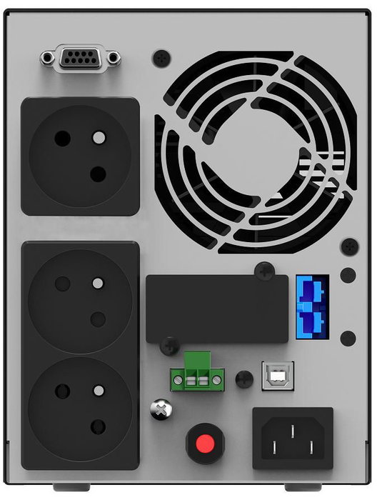 PowerWalker VFI 1000 AT - UPS Online 1 kVA avec Double Conversion, Prises Françaises, Ecran LCD, 900 W, 80-300V