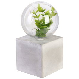 Home Deco Factory Lampe LED avec Plante Artificielle